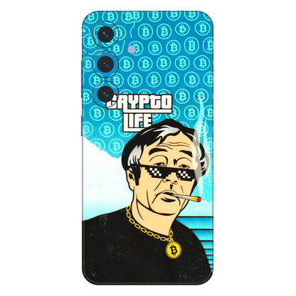 Samsung A/S Series Phone Skins (All Models) - Crypto Thug Life - 3D Embossed Finish (L-179) Samsung Galaxy S25 (5G)