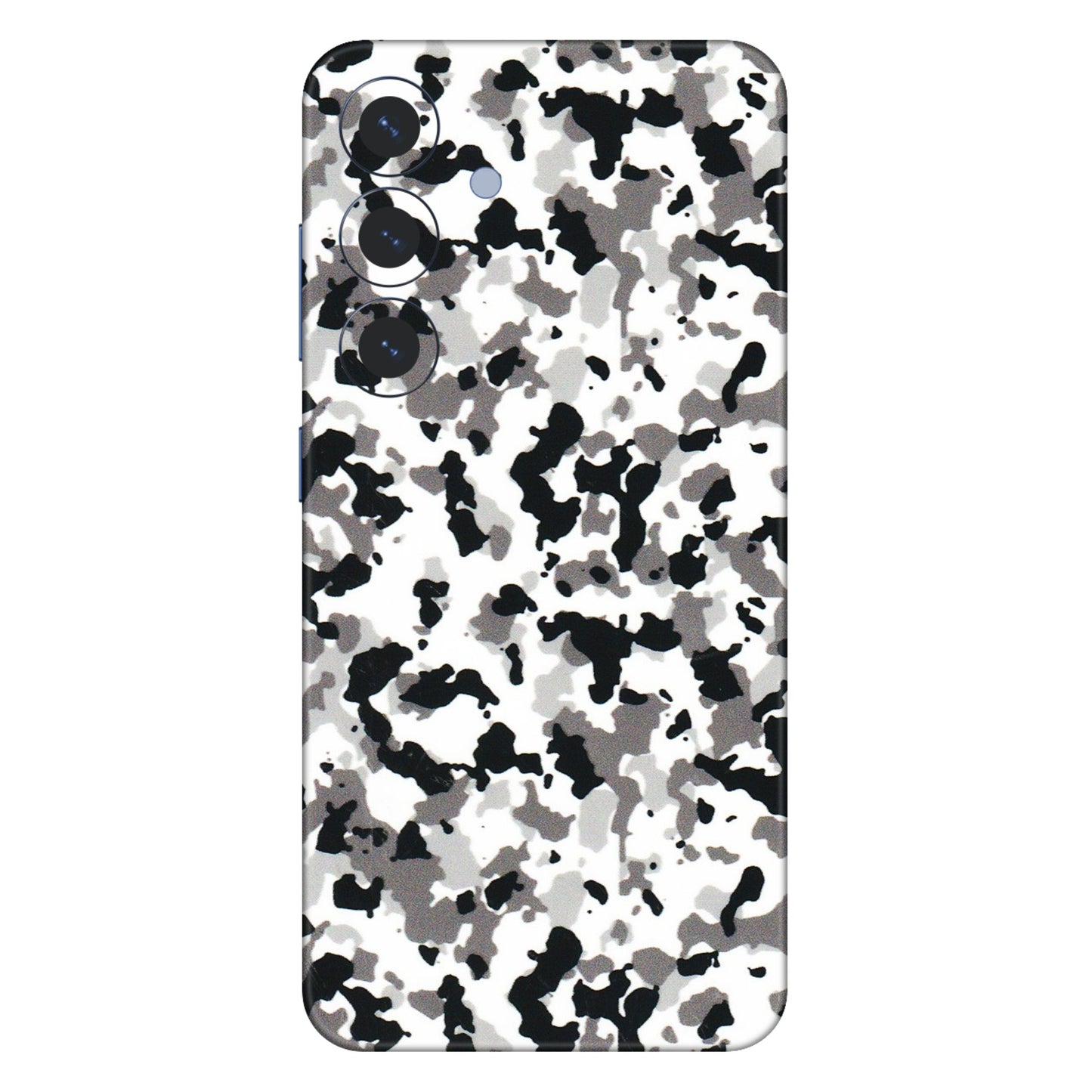 Samsung A/S Series Phone Skins (All Models) - White Black Camouflage - 3D Embossed Finish (L-18) Samsung Galaxy S25 (5G)