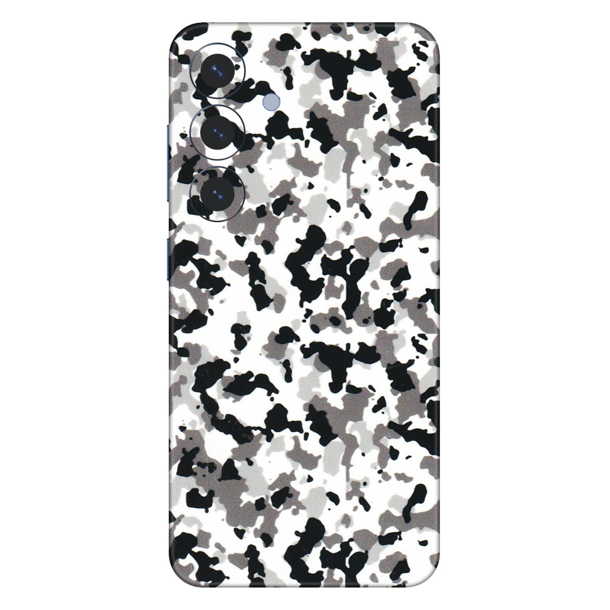 Samsung A/S Series Phone Skins (All Models) - White Black Camouflage - 3D Embossed Finish (L-18) Samsung Galaxy S25 (5G)