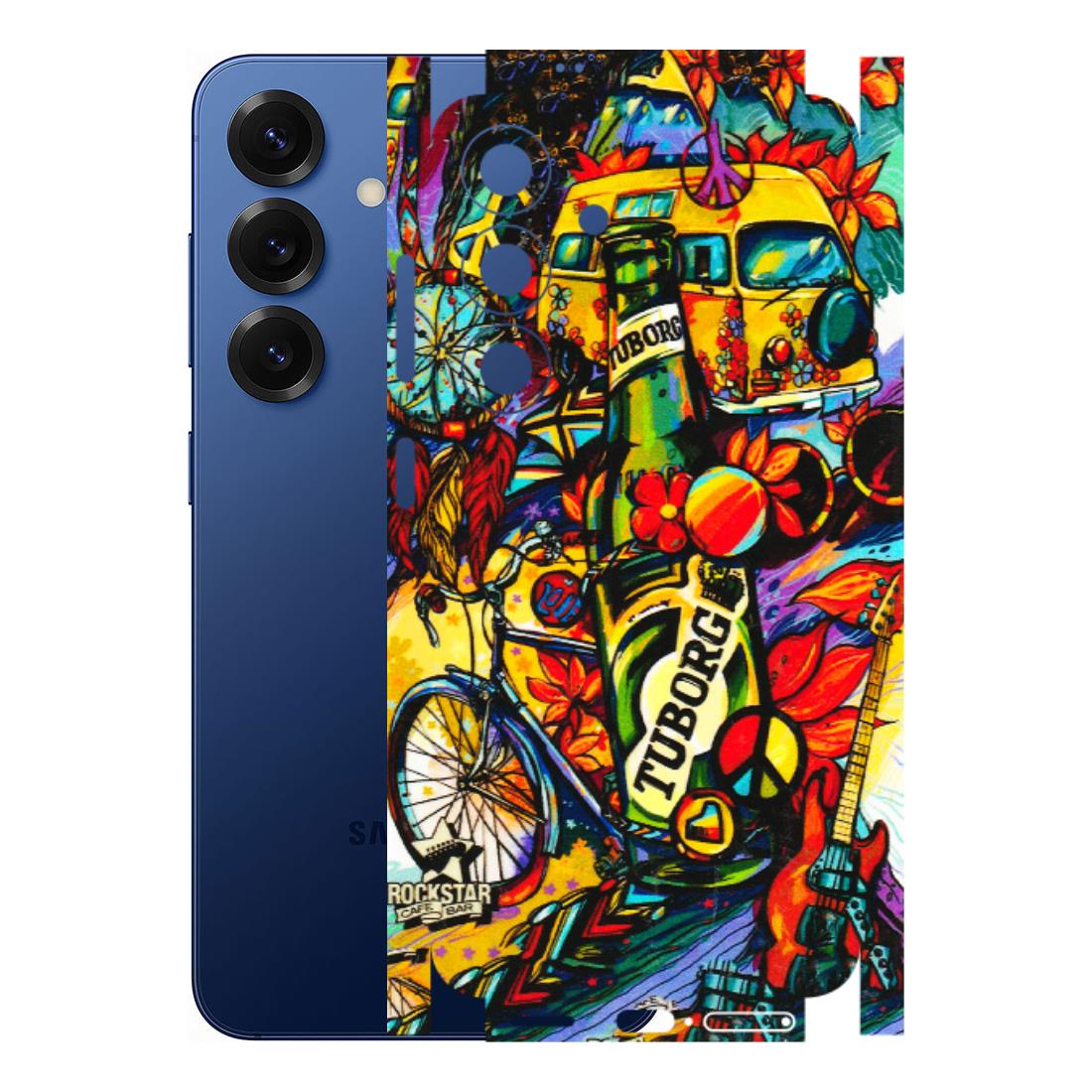 Samsung A/S Series Phone Skins (All Models) - Cool Beer Bottle - 3D Embossed Finish (L-193) Samsung Galaxy S25 (5G)