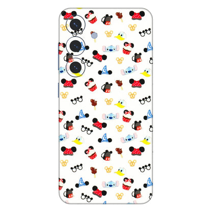 Samsung A/S Series Phone Skins (All Models) - Minnie Mouse & Donald Doodles s - 3D Embossed Finish (L-194) Samsung Galaxy S25 (5G)