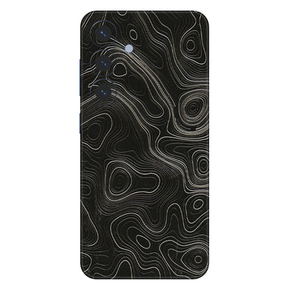 Samsung A/S Series Phone Skins (All Models) - Black Swirl - 3D Embossed Finish (L-196) Samsung Galaxy S25 (5G)