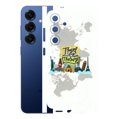 Samsung A/S Series Phone Skins (All Models) - Travel Therapy - 3D Embossed Finish (L-199) Samsung Galaxy S25 (5G)