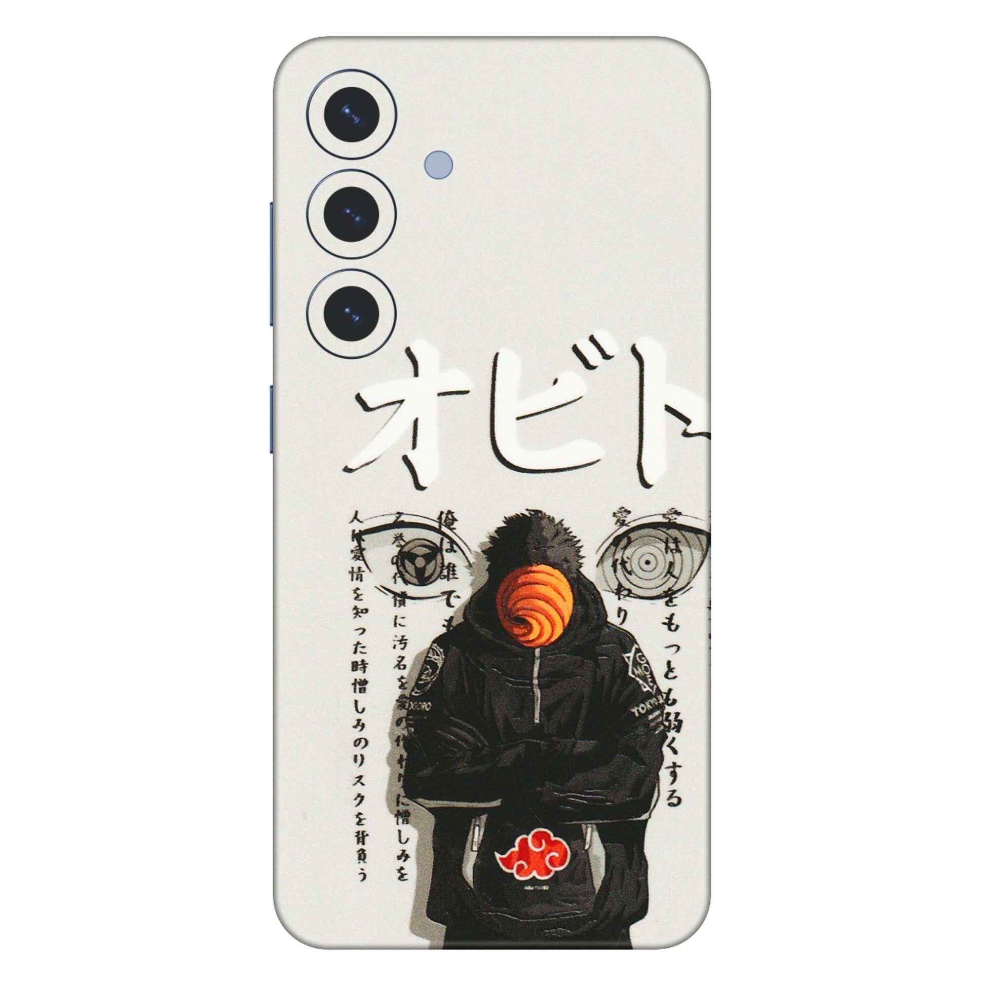 Samsung A/S Series Phone Skins (All Models) - Obito Anime Eye - 3D Embossed Finish (L-19) Samsung Galaxy S25 (5G)