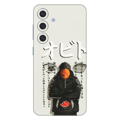 Samsung A/S Series Phone Skins (All Models) - Obito Anime Eye - 3D Embossed Finish (L-19) Samsung Galaxy S25 (5G)