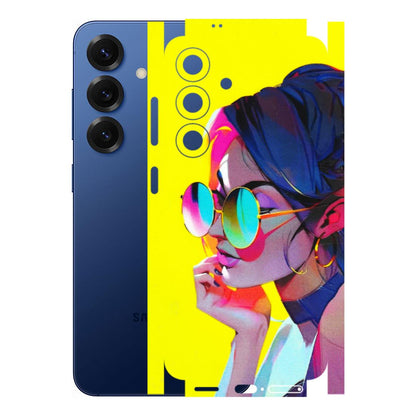 Samsung A/S Series Phone Skins (All Models) - Bold Stylish Girl - 3D Embossed Finish (L-222) Samsung Galaxy S25 (5G)