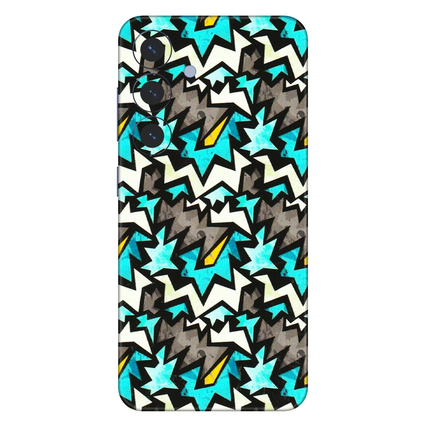 Samsung A/S Series Phone Skins (All Models) - Funky Zig Zag - 3D Embossed Finish (L-223) Samsung Galaxy S25 (5G)