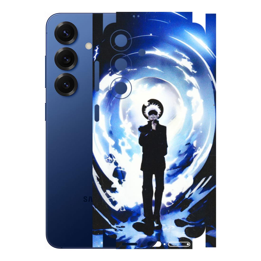 Samsung A/S Series Phone Skins (All Models) - Satoru Gojo Dark Blue - 3D Embossed Finish (L-235) Samsung Galaxy S25 (5G)