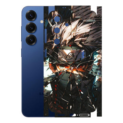 Samsung A/S Series Phone Skins (All Models) - Kakashi Shattered Glass Effect - 3D Embossed Finish (L-237) Samsung Galaxy S25 (5G)
