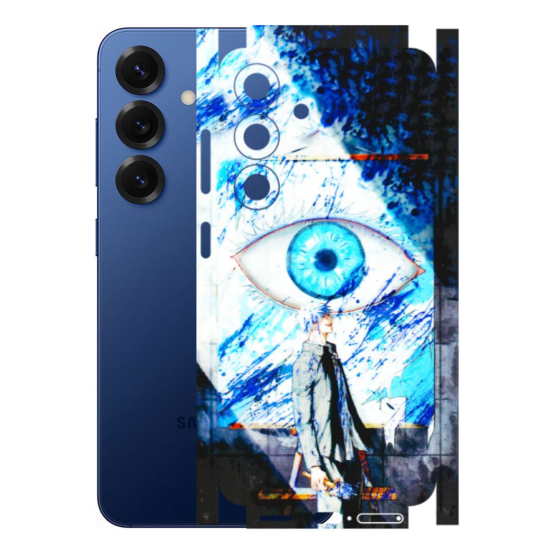 Samsung A/S Series Phone Skins (All Models) - Gojo Satoru evil eye - 3D Embossed Finish (L-239) Samsung Galaxy S25 (5G)