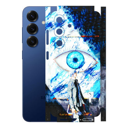 Samsung A/S Series Phone Skins (All Models) - Gojo Satoru evil eye - 3D Embossed Finish (L-239) Samsung Galaxy S25 (5G)