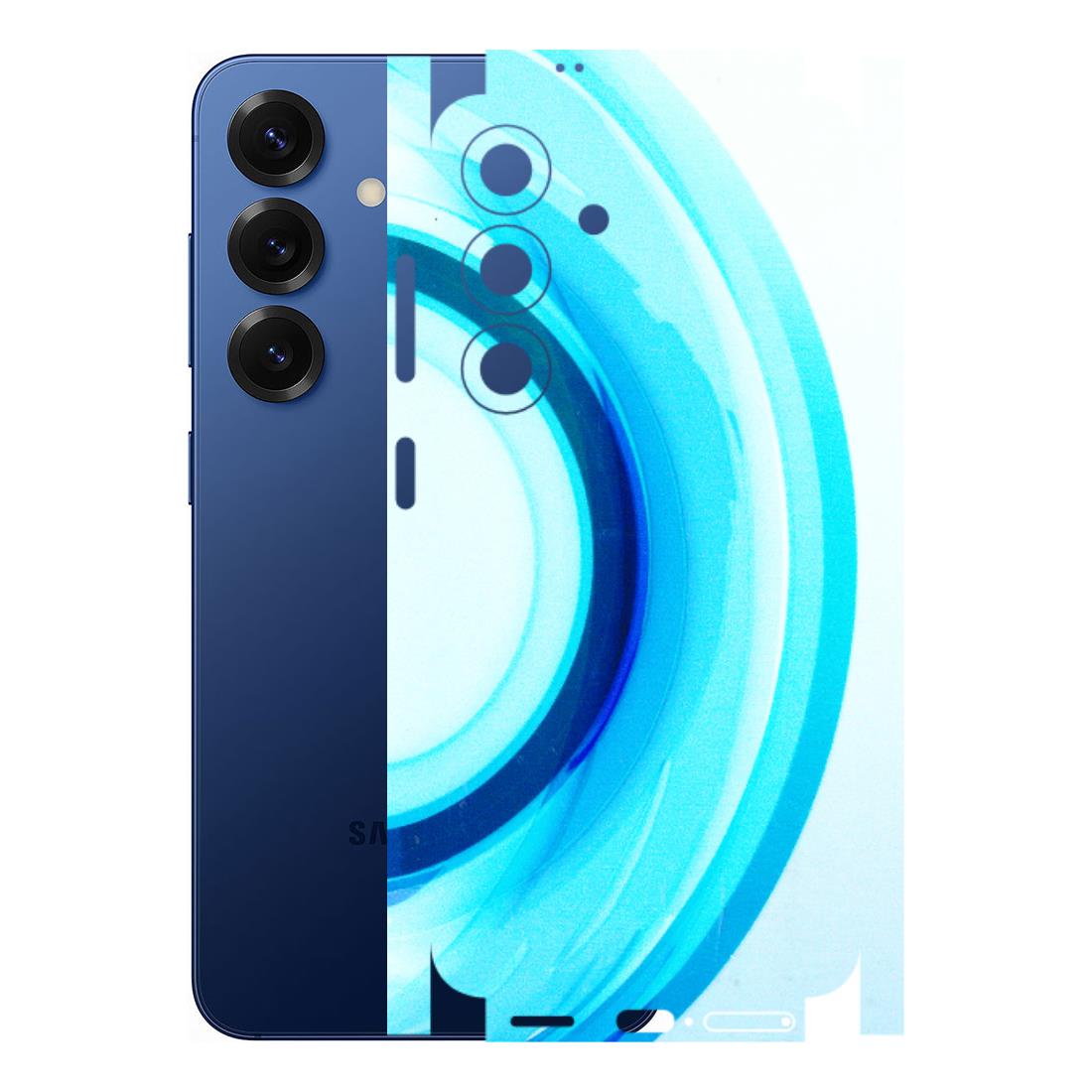 Samsung A/S Series Phone Skins (All Models) - The Blue Curve - 3D Embossed Finish (L-244) Samsung Galaxy S25 (5G)
