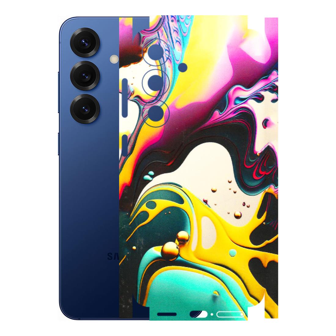 Samsung A/S Series Phone Skins (All Models) - Multicolor Abstract pattern - 3D Embossed Finish (L-254) Samsung Galaxy S25 (5G)