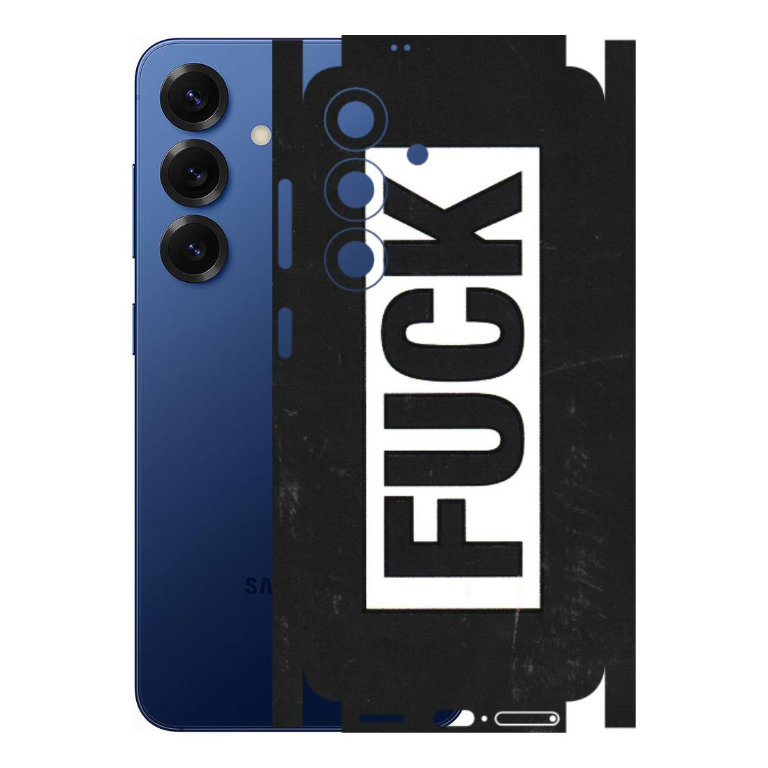 Samsung A/S Series Phone Skins (All Models) - The F Word - 3D Embossed Finish (L-255) Samsung Galaxy S25 (5G)