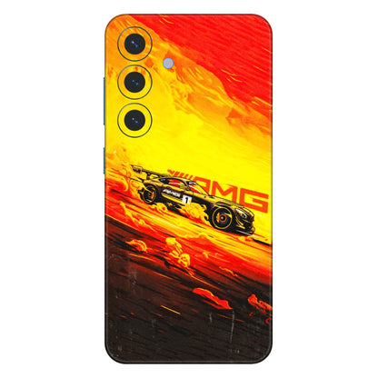 Samsung A/S Series Phone Skins (All Models) - AMG Car Speed Cover - 3D Embossed Finish (L-256) Samsung Galaxy S25 (5G)