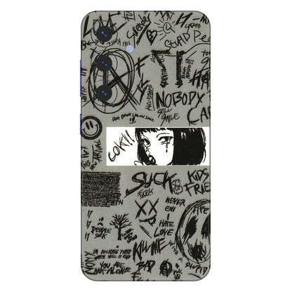 Samsung A/S Series Phone Skins (All Models) - Never Have Love Anime - 3D Embossed Finish (L-260) Samsung Galaxy S25 (5G)