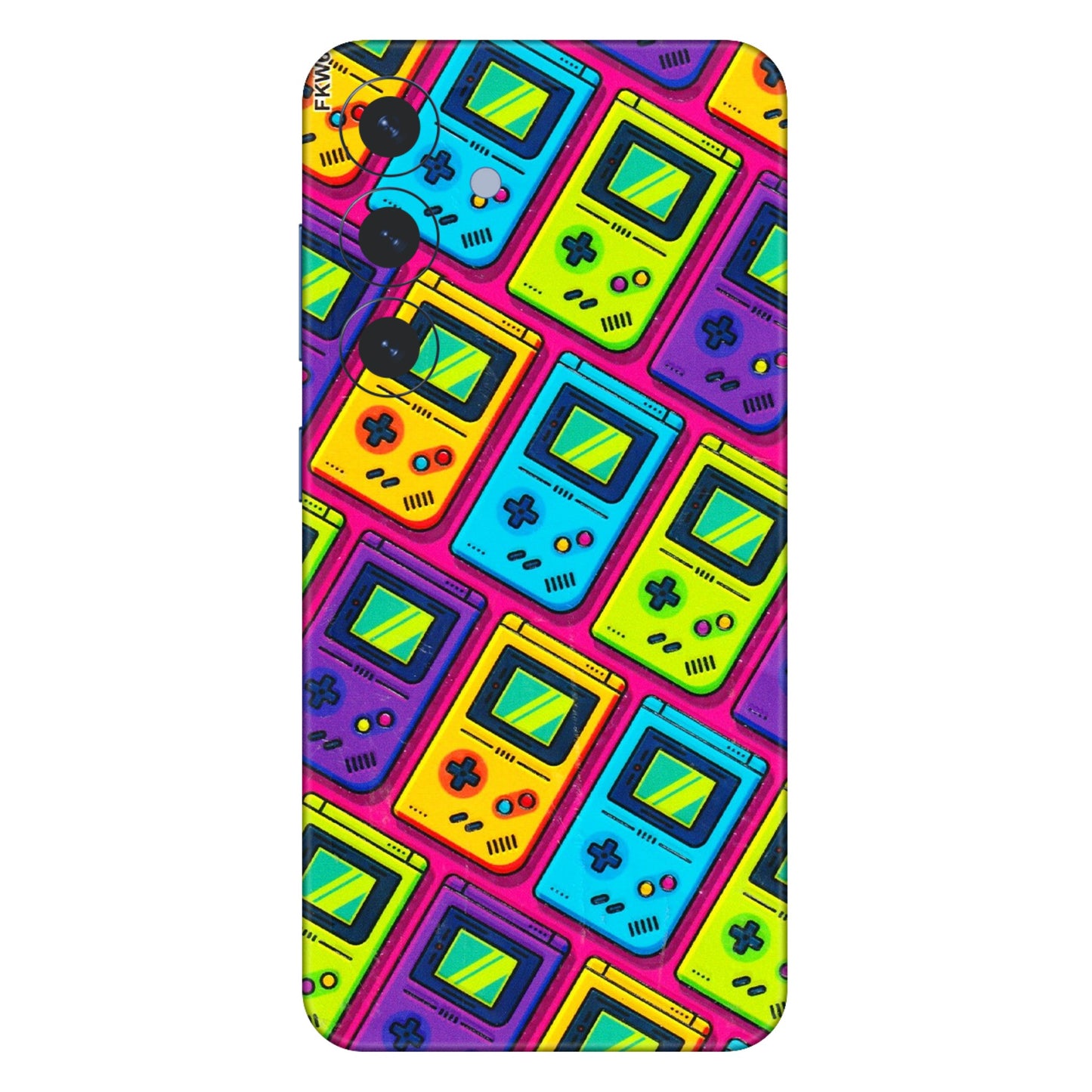 Samsung A/S Series Phone Skins (All Models) - Gameboy Colourful - 3D Embossed Finish (L-266) Samsung Galaxy S25 (5G)