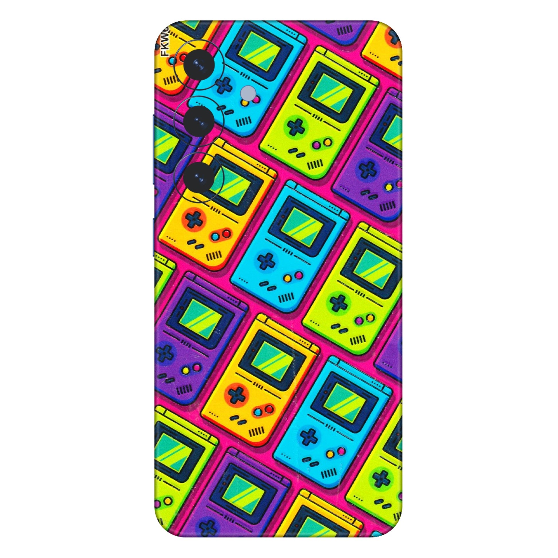 Samsung A/S Series Phone Skins (All Models) - Gameboy Colourful - 3D Embossed Finish (L-266) Samsung Galaxy S25 (5G)