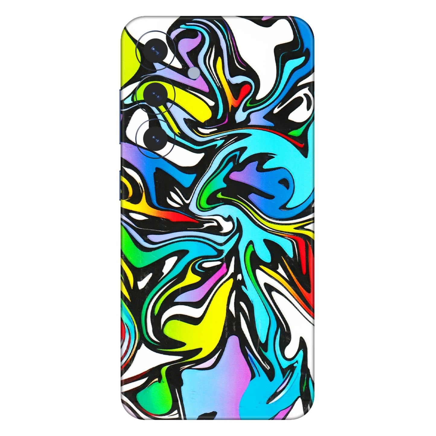 Samsung A/S Series Phone Skins (All Models) - Abstract Colour Paints - 3D Embossed Finish (L-271) Samsung Galaxy S25 (5G)