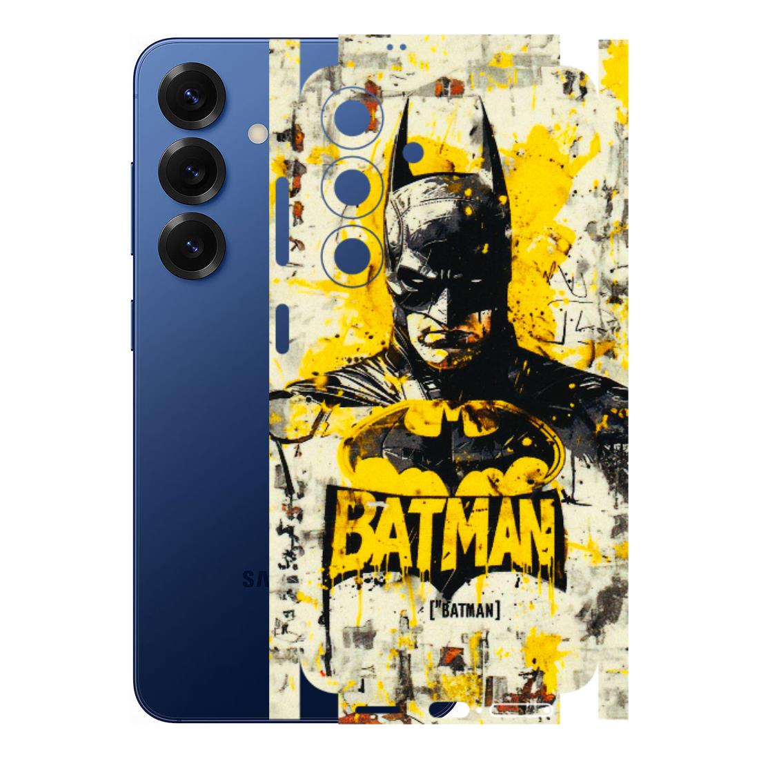 Samsung A/S Series Phone Skins (All Models) - Batman Yellow BT - 3D Embossed Finish (L-304) Samsung Galaxy S25 (5G)