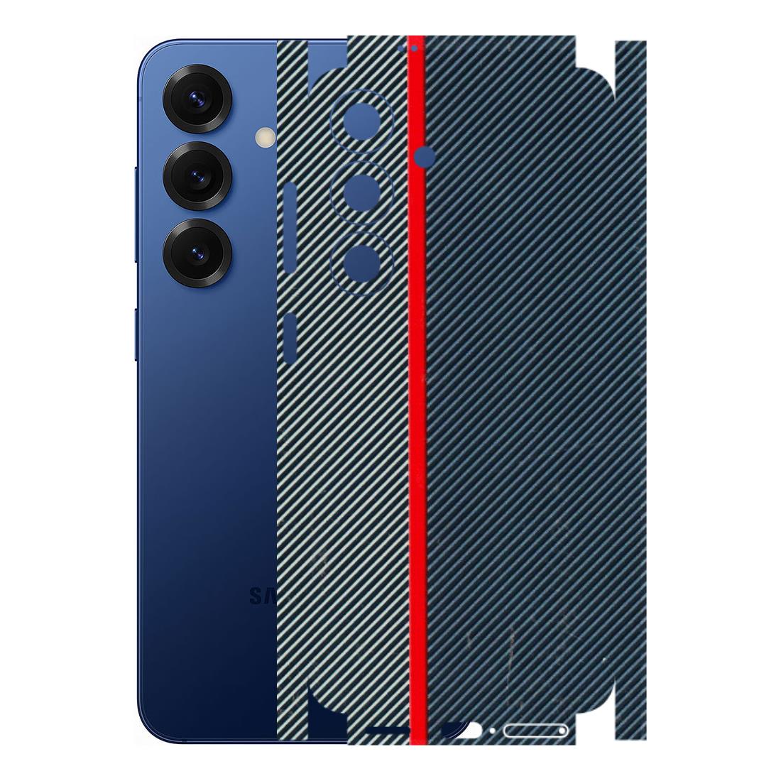Samsung A/S Series Phone Skins (All Models) - Blue Sober Lines - 3D Embossed Finish (L-305) Samsung Galaxy S25 (5G)