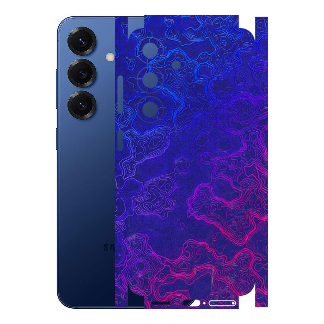 Samsung A/S Series Phone Skins (All Models) - Purple Ripples Swirl - 3D Embossed Finish (L-314) Samsung Galaxy S25 (5G)