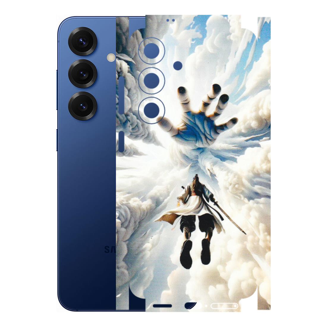 Samsung A/S Series Phone Skins (All Models) - Big Hand With Monkey King - 3D Embossed Finish (L-323) Samsung Galaxy S25 (5G)