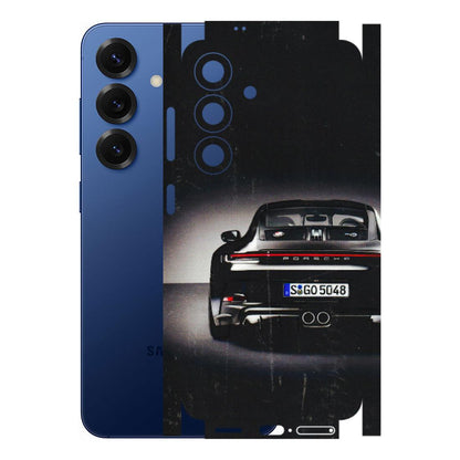 Samsung A/S Series Phone Skins (All Models) - New Black Porsche GT3 - 3D Embossed Finish (L-327) Samsung Galaxy S25 (5G)