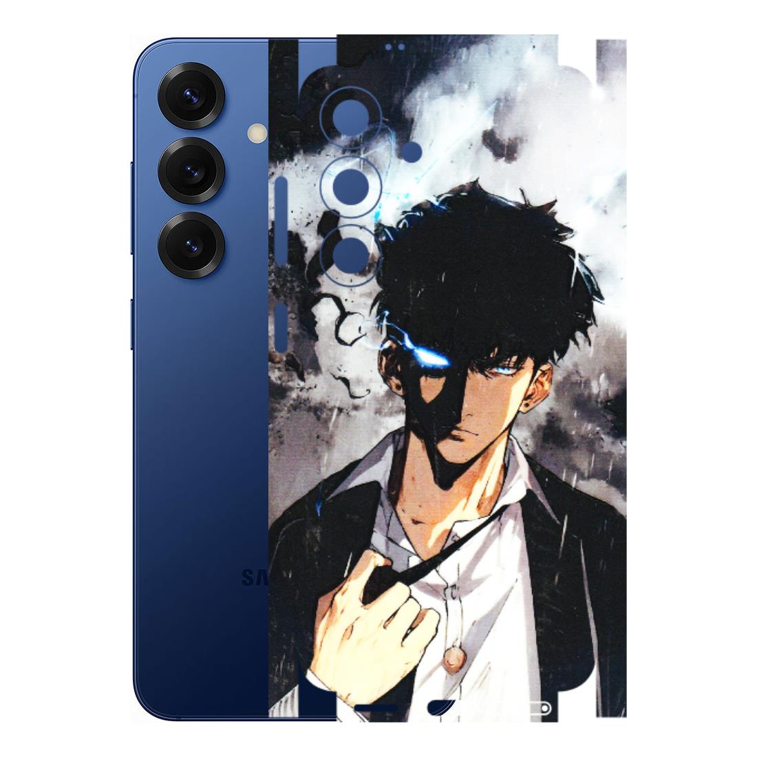 Samsung A/S Series Phone Skins (All Models) - Sung Jinwoo Manhwa Anime - 3D Embossed Finish (L-328) Samsung Galaxy S25 (5G)