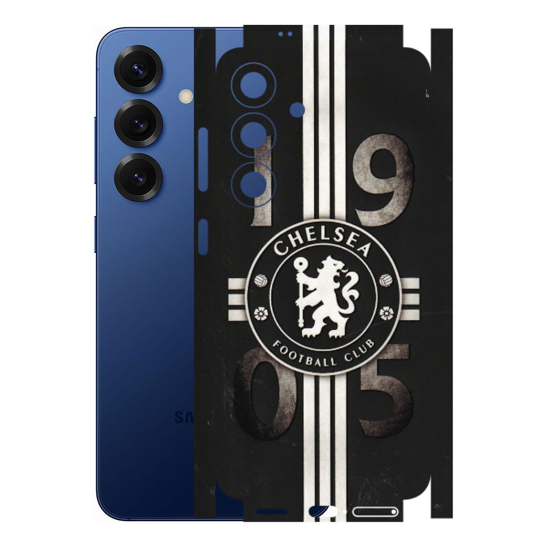 Samsung A/S Series Phone Skins (All Models) - Chelsea Fan Club - 3D Embossed Finish (L-36) Samsung Galaxy S25 (5G)