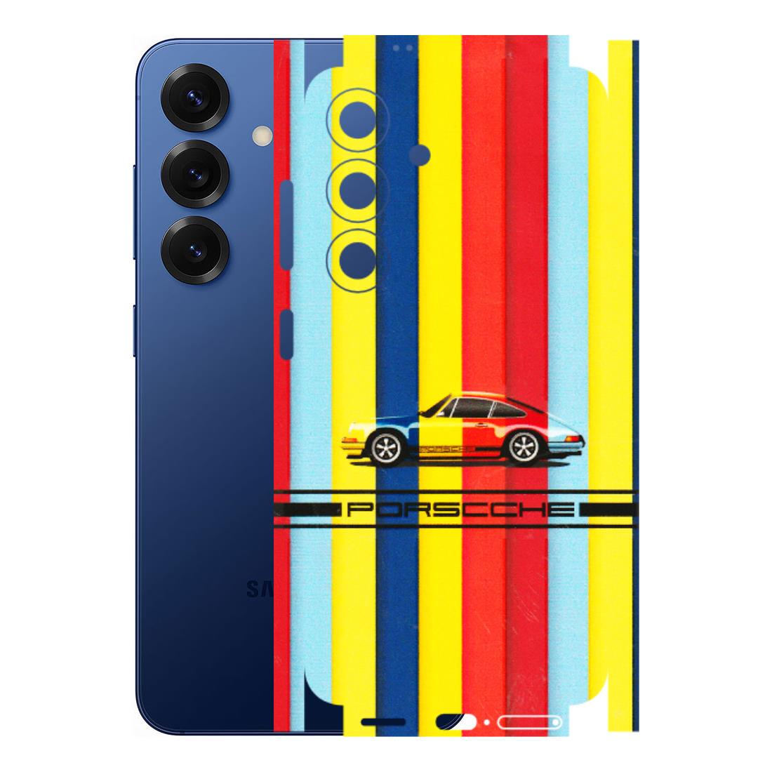 Samsung A/S Series Phone Skins (All Models) - Multicolour Porche - 3D Embossed Finish (L-39) Samsung Galaxy S25 (5G)