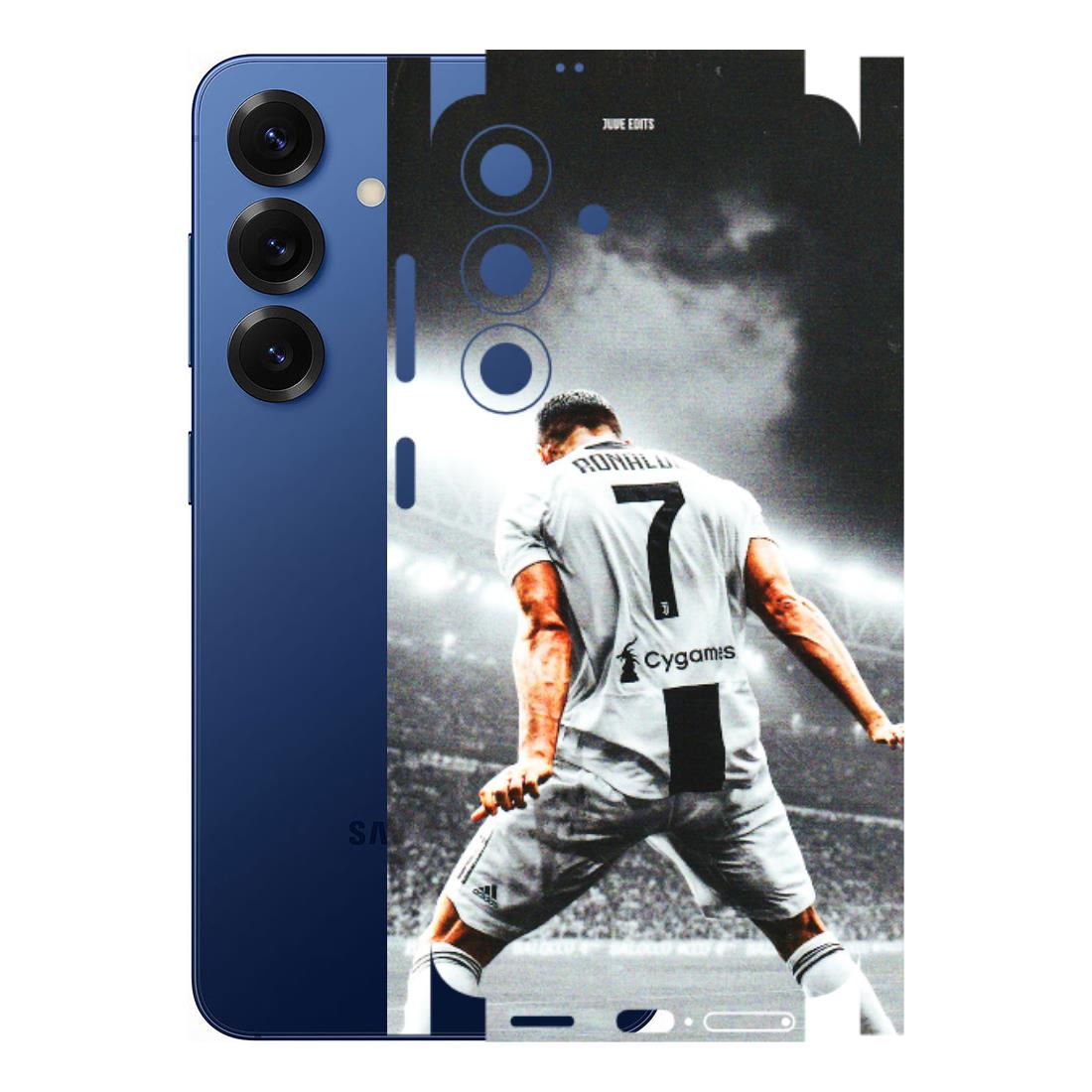 Samsung A/S Series Phone Skins (All Models) - Ronaldo CR7 Crazy - 3D Embossed Finish (L-44) Samsung Galaxy S25 (5G)