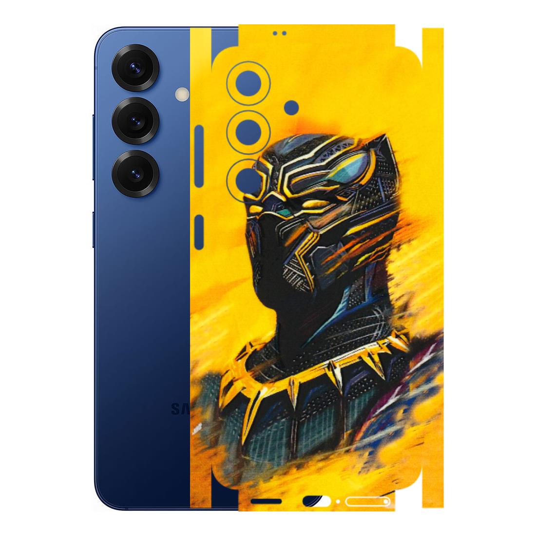 Samsung A/S Series Phone Skins (All Models) - Yellow Panther - 3D Embossed Finish (L-54) Samsung Galaxy S25 (5G)