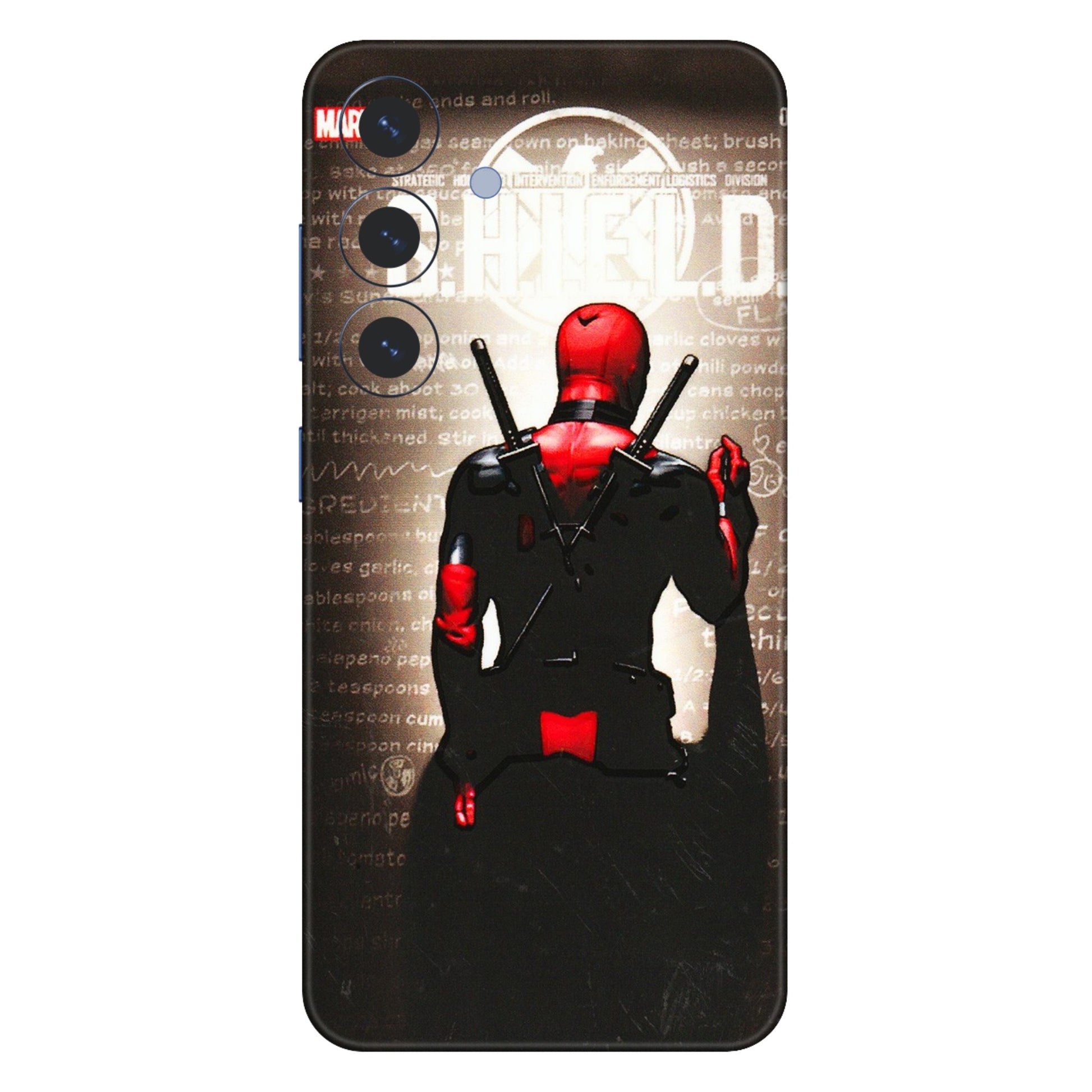 Samsung A/S Series Phone Skins (All Models) - Deadpool - 3D Embossed Finish (L-56) Samsung Galaxy S25 (5G)