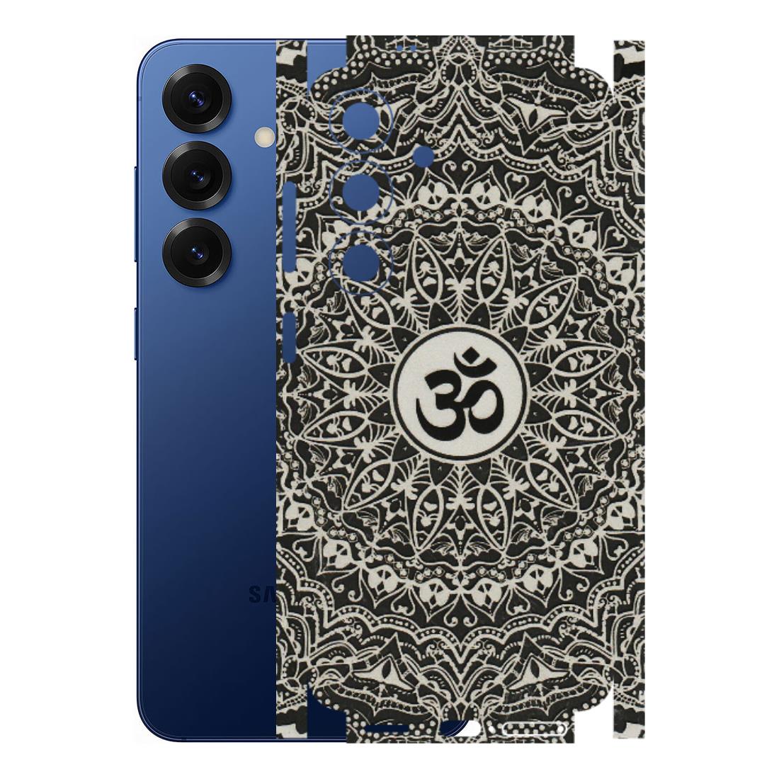 Samsung A/S Series Phone Skins (All Models) - Aum Elegant Mandala - 3D Embossed Finish (L-62) Samsung Galaxy S25 (5G)