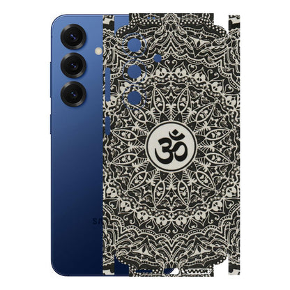 Samsung A/S Series Phone Skins (All Models) - Aum Elegant Mandala - 3D Embossed Finish (L-62) Samsung Galaxy S25 (5G)