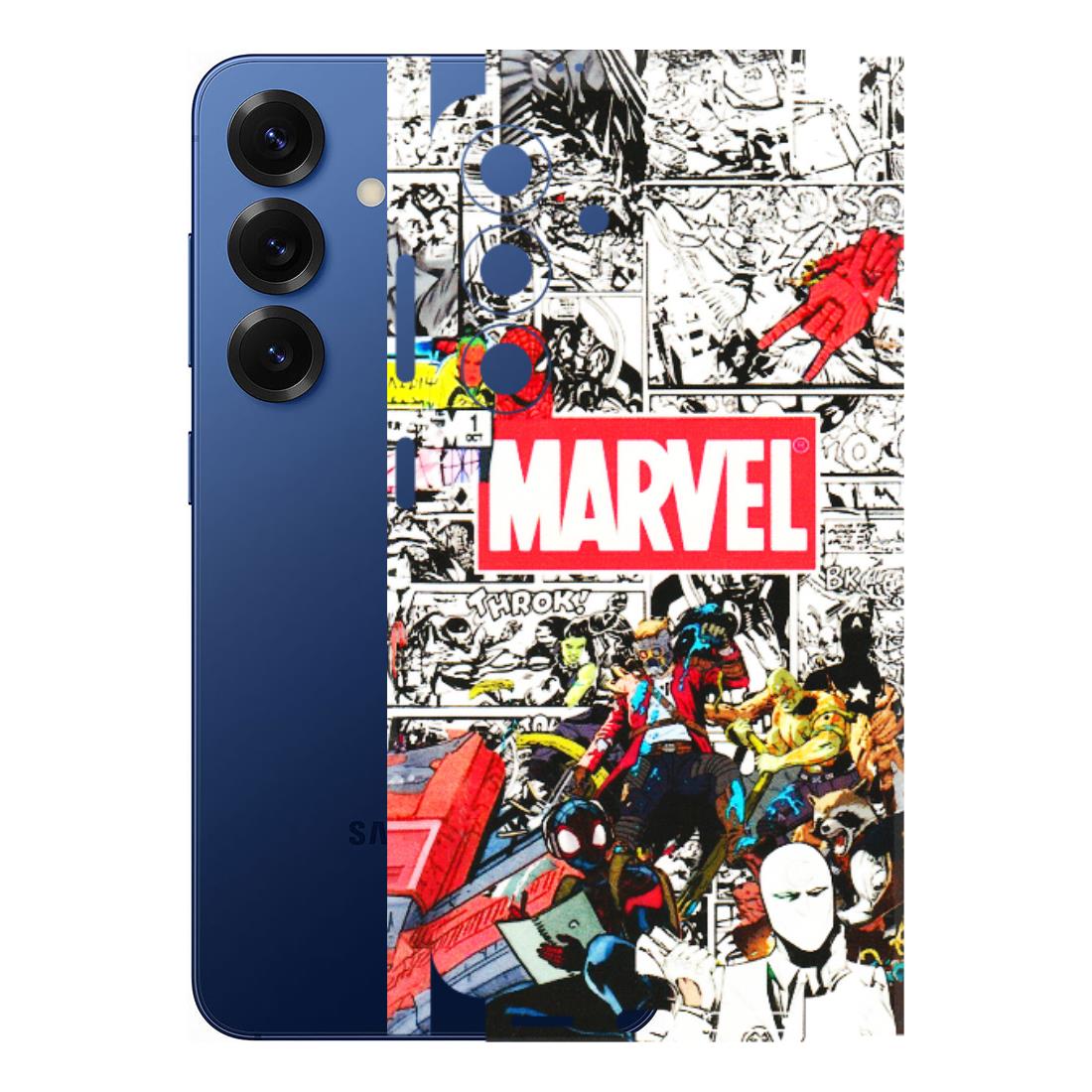 Samsung A/S Series Phone Skins (All Models) - Marvel Colorful Comic - 3D Embossed Finish (L-64) Samsung Galaxy S25 (5G)