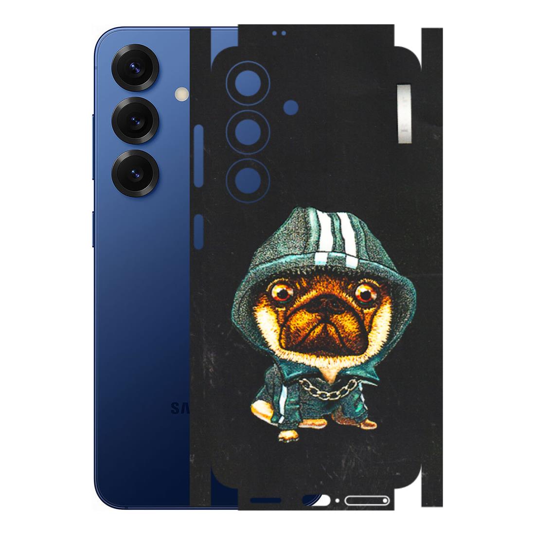 Samsung A/S Series Phone Skins (All Models) - Puppy N Hoodie - 3D Embossed Finish (L-90) Samsung Galaxy S25 (5G)