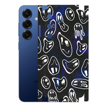 Samsung A/S Series Phone Skins (All Models) - Distorted Smileys - 3D Embossed Finish (L-92) Samsung Galaxy S25 (5G)