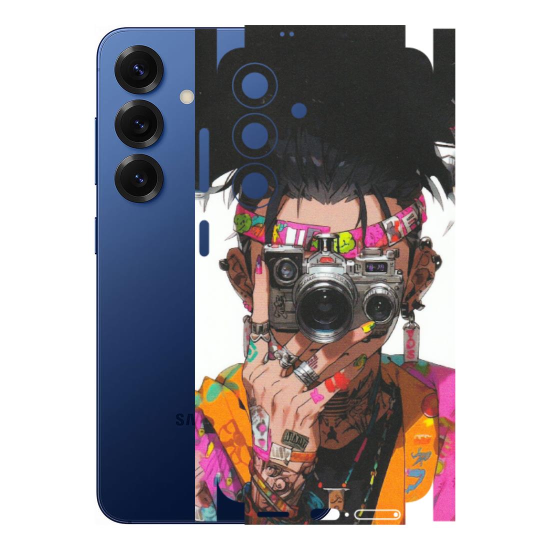 Samsung A/S Series Phone Skins (All Models) - Camera Lover Girl - Matte Finish (M-09) Samsung Galaxy S25 (5G)