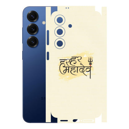 Samsung A/S Series Phone Skins (All Models) - Har Har Mahadev - Matte Finish (M-10) Samsung Galaxy S25 (5G)