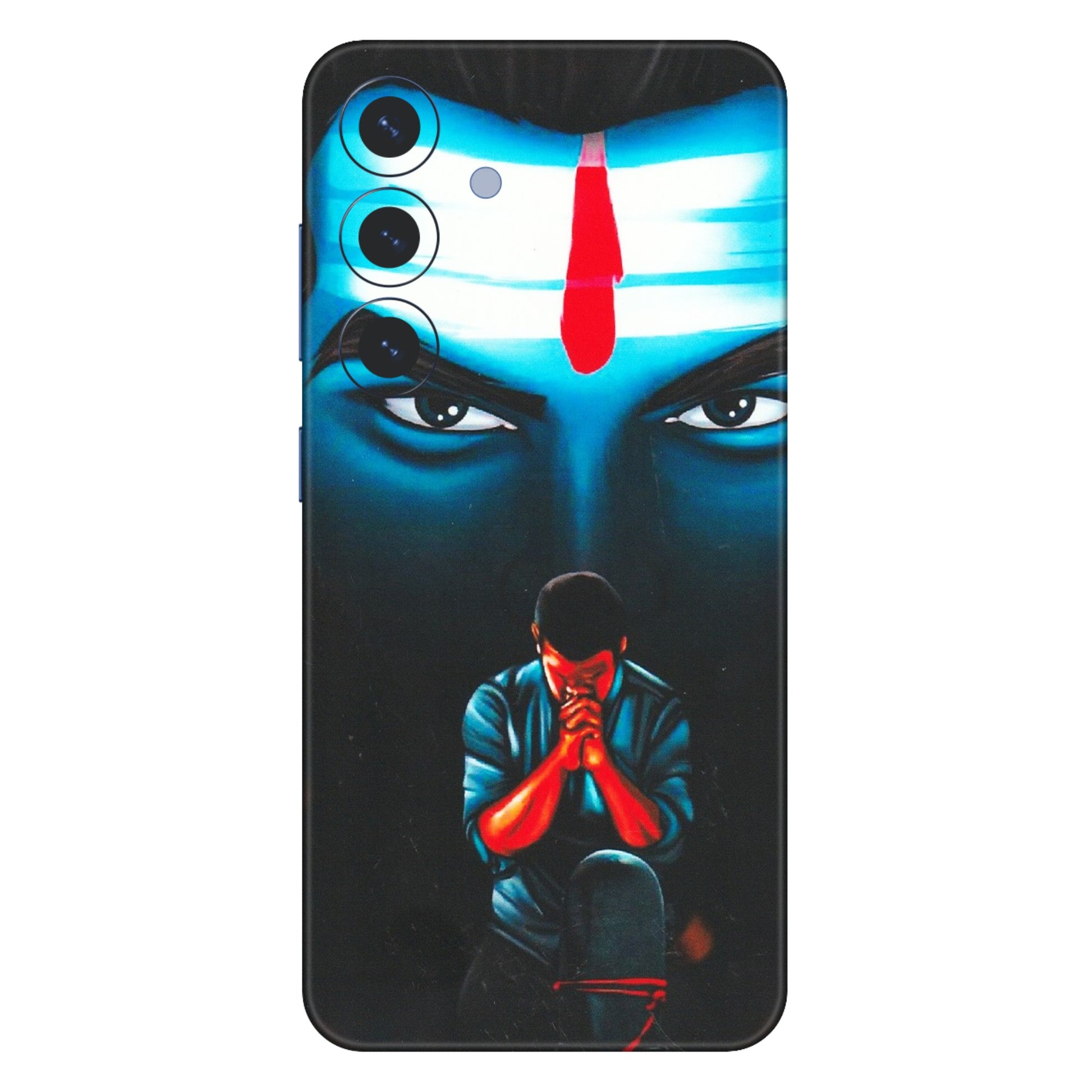 Samsung A/S Series Phone Skins (All Models) - Mahakal Bhakt - Matte Finish (M-112) Samsung Galaxy S25 (5G)
