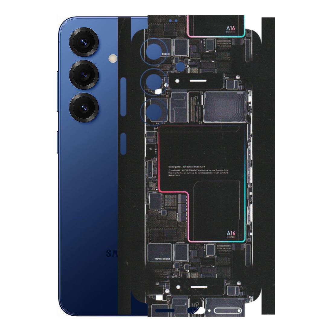 Samsung A/S Series Phone Skins (All Models) - Motherboard Circuit Layout - Matte Finish (M-117) Samsung Galaxy S25 (5G)