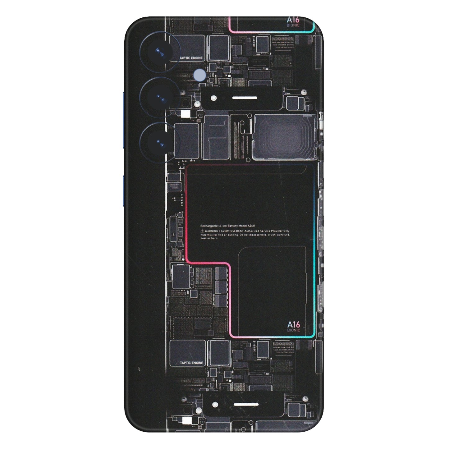 Samsung A/S Series Phone Skins (All Models) - Motherboard Circuit Layout - Matte Finish (M-117) Samsung Galaxy S25 (5G)