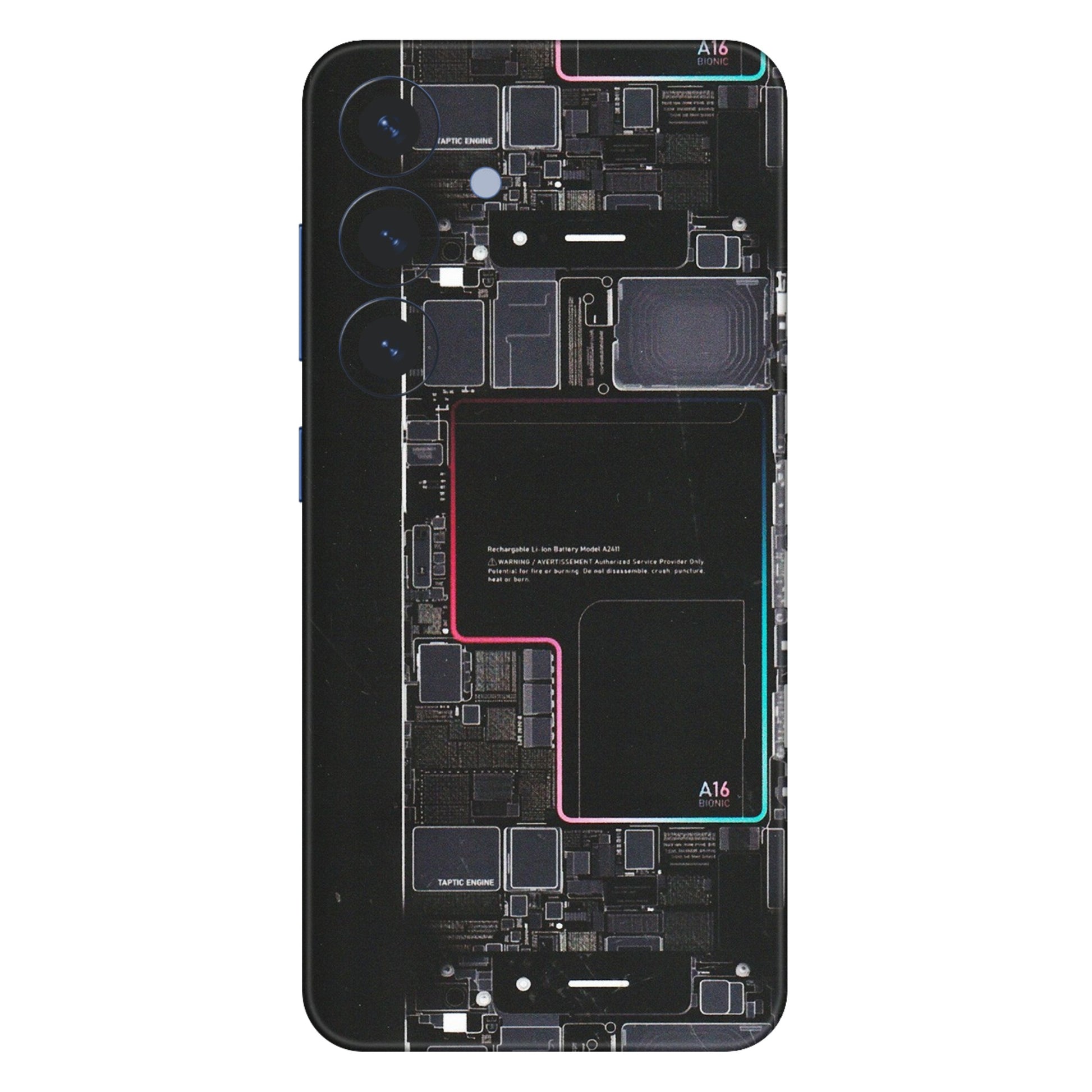 Samsung A/S Series Phone Skins (All Models) - Motherboard Circuit Layout - Matte Finish (M-117) Samsung Galaxy S25 (5G)