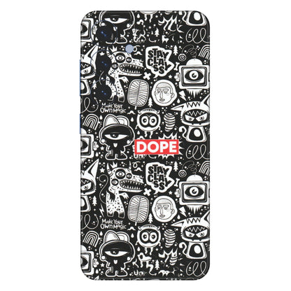 Samsung A/S Series Phone Skins (All Models) - Dope Stay Classy Black Doodles - Matte Finish (M-126) Samsung Galaxy S25 (5G)