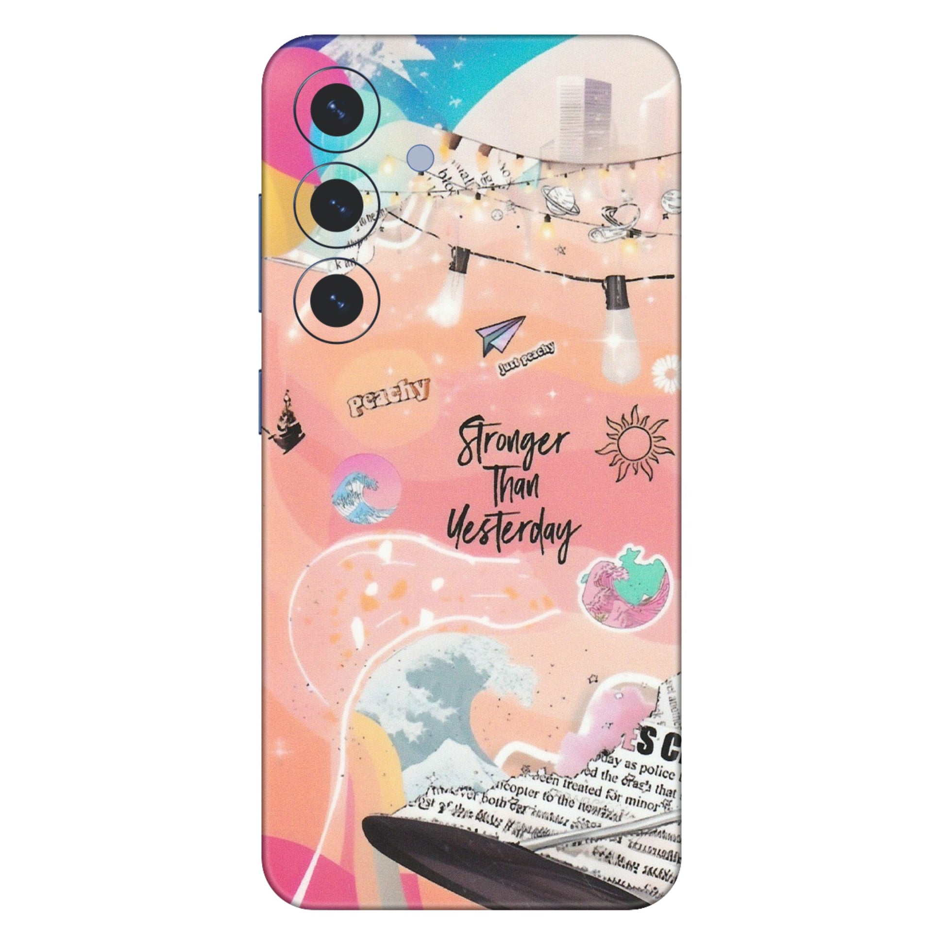Samsung A/S Series Phone Skins (All Models) - Stronger Then Yesterday - Matte Finish (M-128) Samsung Galaxy S25 (5G)