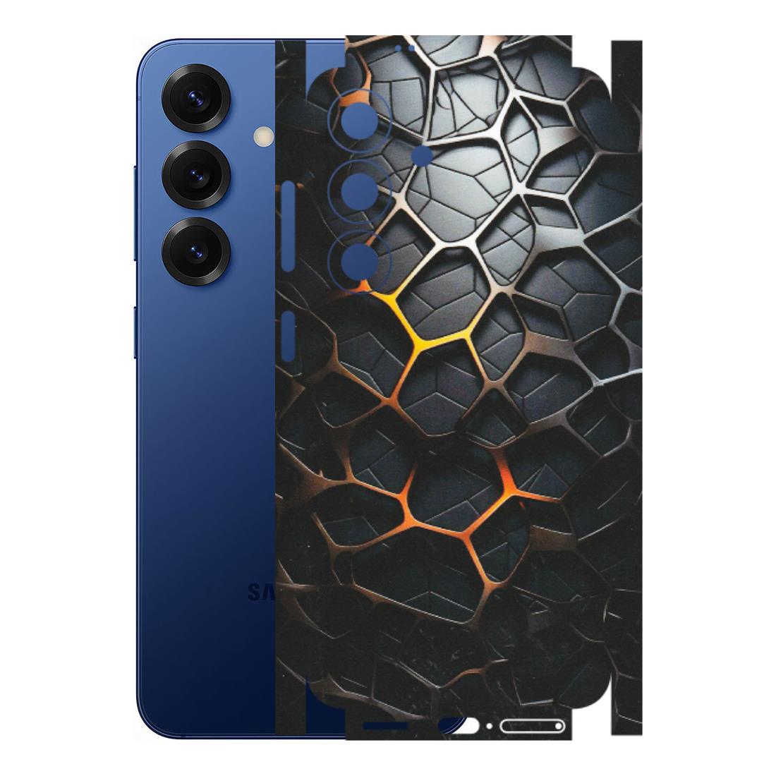 Samsung A/S Series Phone Skins (All Models) - New Abstract Graphite Tiles - Matte Finish (M-130) Samsung Galaxy S25 (5G)