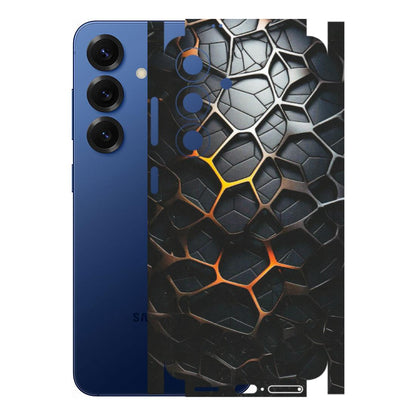 Samsung A/S Series Phone Skins (All Models) - New Abstract Graphite Tiles - Matte Finish (M-130) Samsung Galaxy S25 (5G)