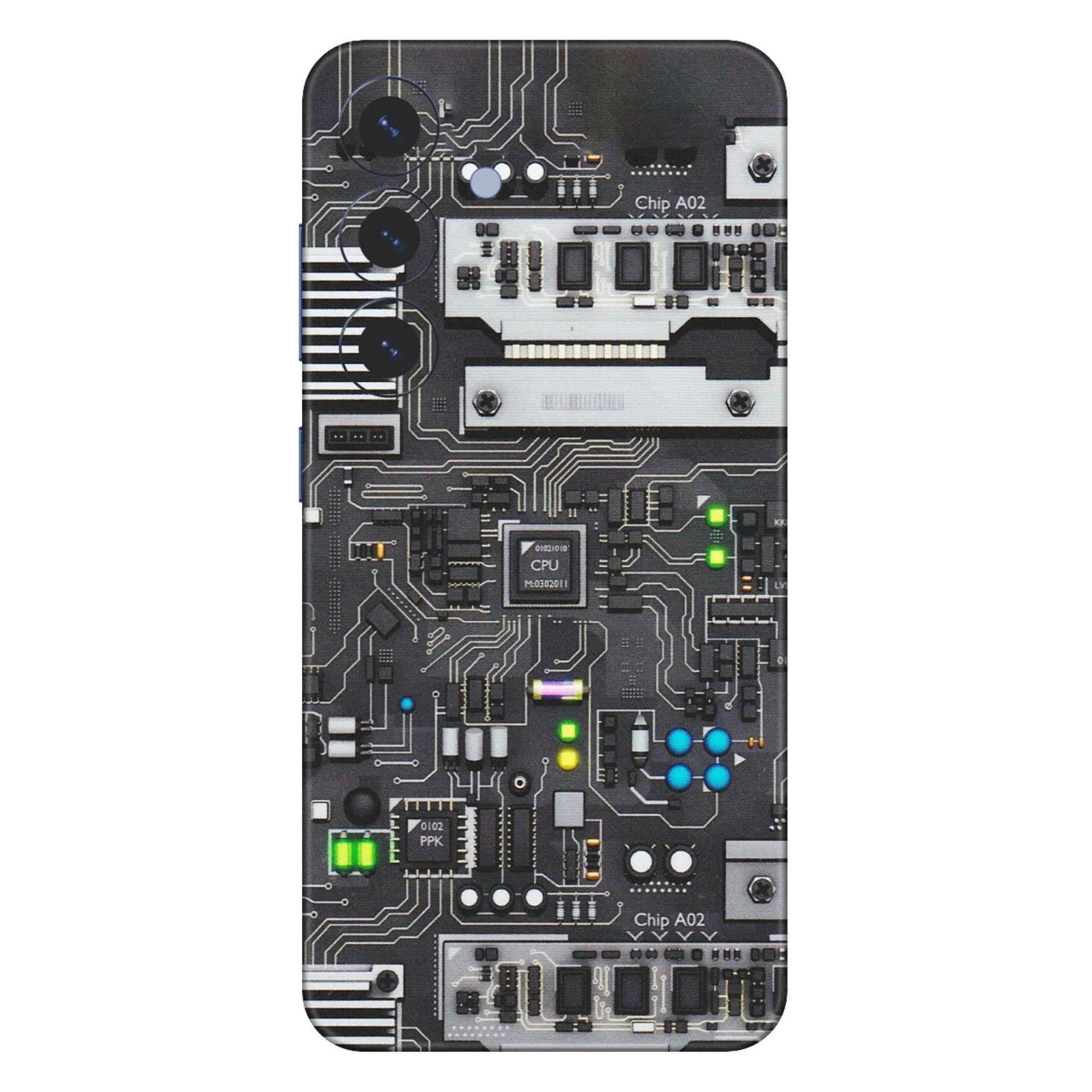 Samsung A/S Series Phone Skins (All Models) - Motherboard Internals - Matte Finish (M-135) Samsung Galaxy S25 (5G)